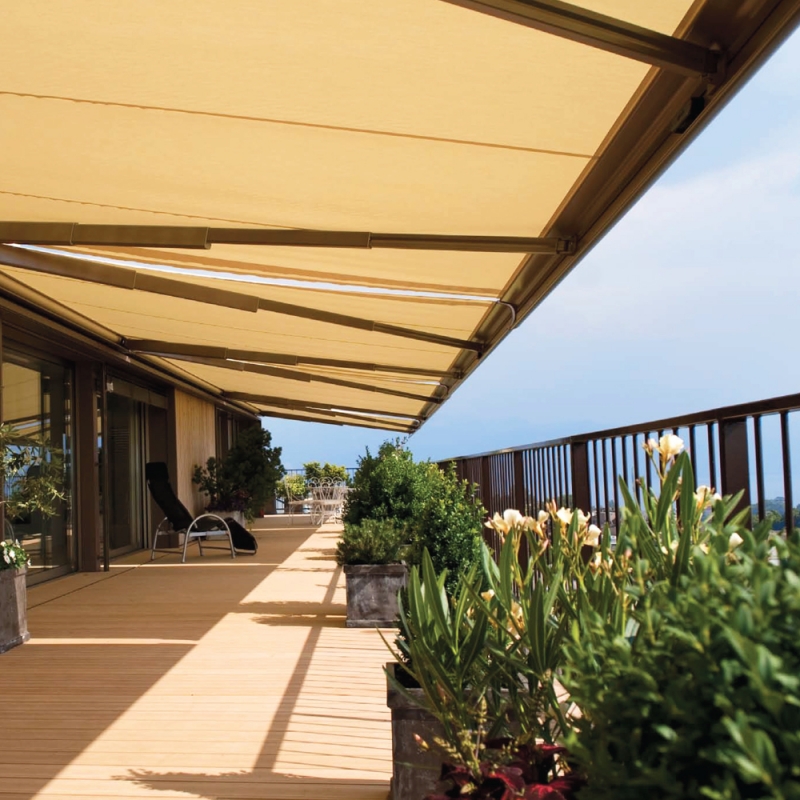 Tenda da sole a bracci estensibili
